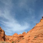 Arizona desert with skies